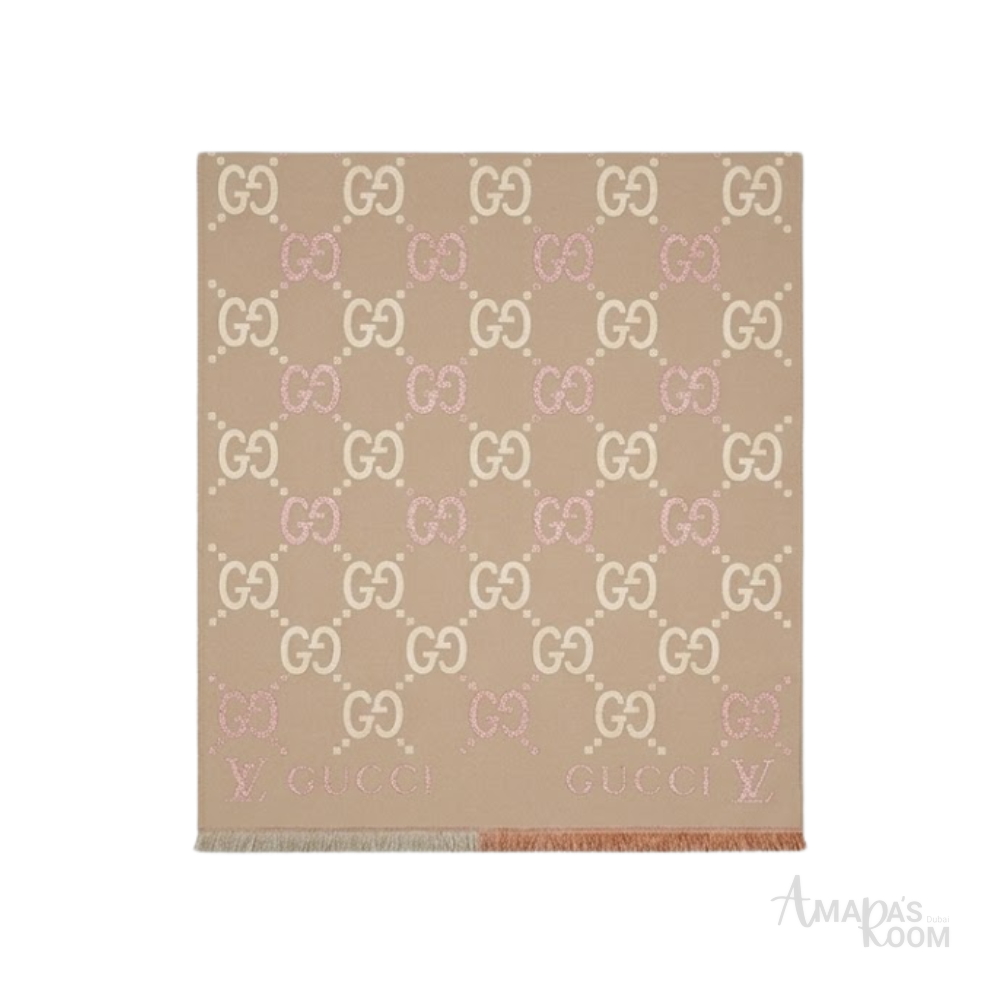 Gucci | Scarf GG Beige - View 1