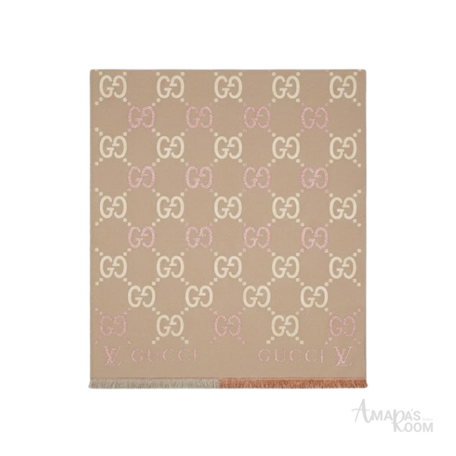 Gucci | Scarf GG Beige - View 1