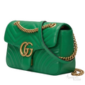 Gucci GG Marmont Shoulder Bag – Vibrant Green - View 3