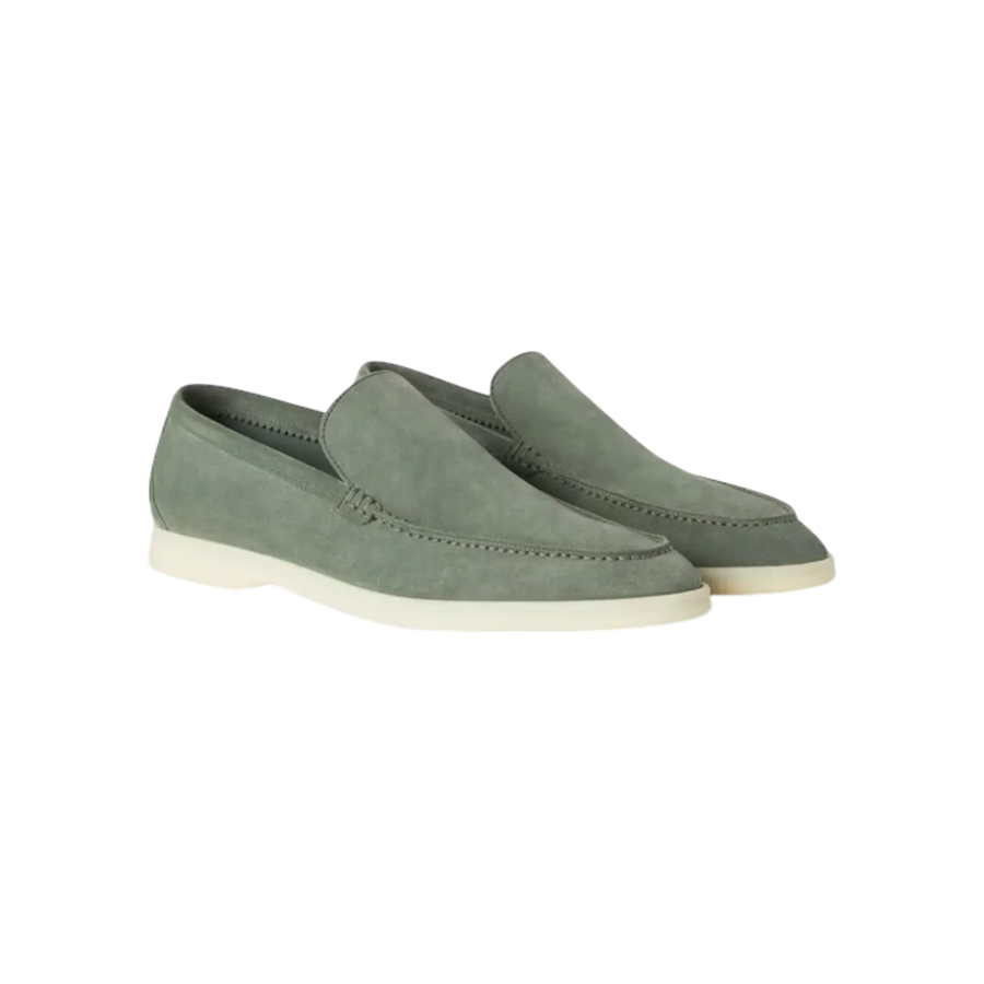 Loro Piana Summer Walk Loafers – Frozen Fir - View 1