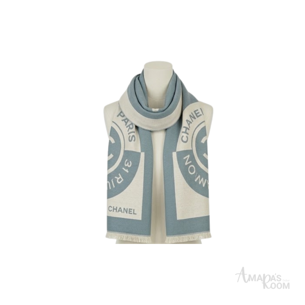 Chanel | Scarf CC 31 Sage Green - View 3