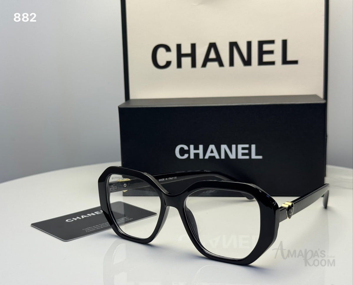Chanel Sunglasses Geometric-Frame – Bold, Black - View 2
