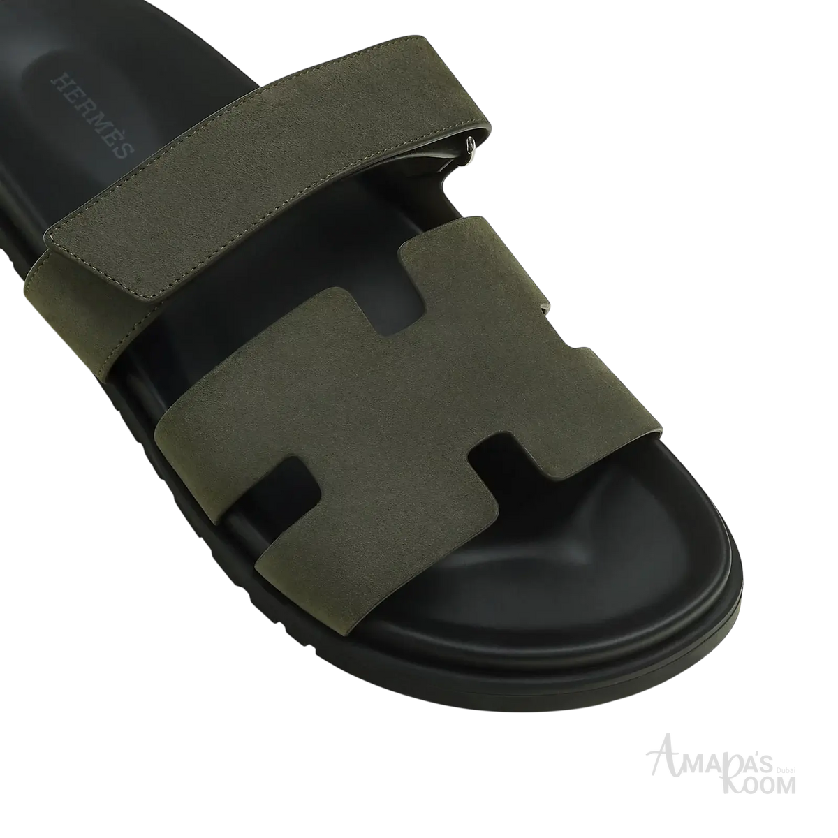 Hermès Chypre Sandals – Vert Foret - View 2