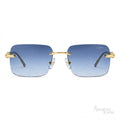 Cartier Sunglasses Gold-Tone – Blue Gradient - View 1