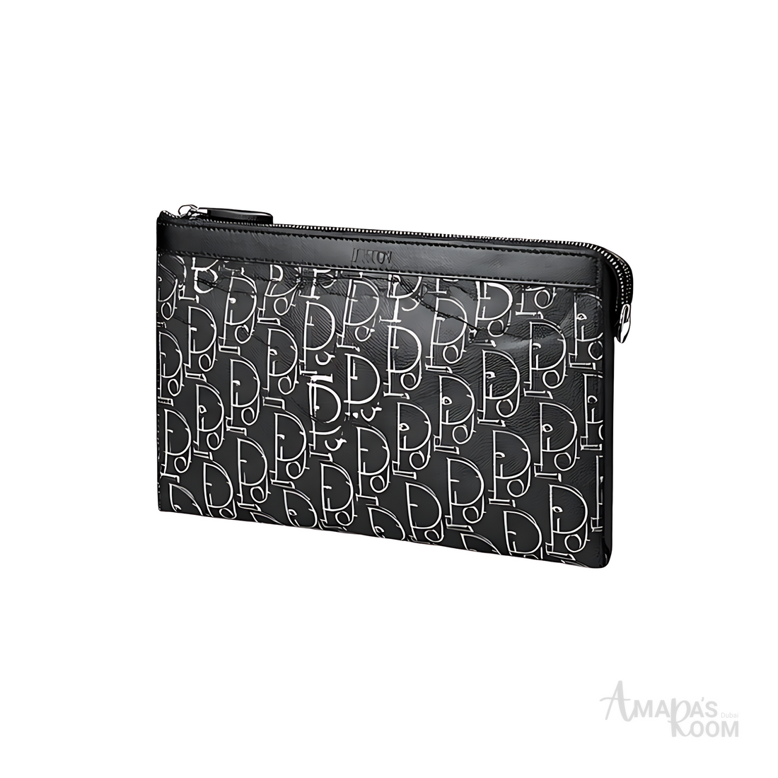 Dior Wallet | A5 Black Oblique Jacquard - View 1