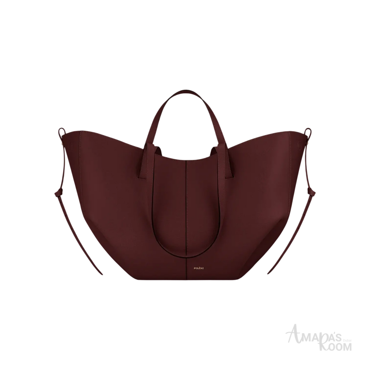 Polène Cyme Tote Bag – Black Cherry - View 1