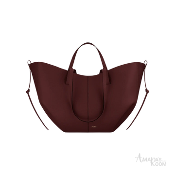 Polène Cyme Tote Bag – Black Cherry - View 1