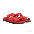 Hermès Chypre Sandals – Rose Vermillon - View 1