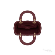 Dior Lady Dior Handbag – Burgundy - View 2