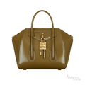 Givenchy Box-Style Leather Bag – Dark Khaki - View 1