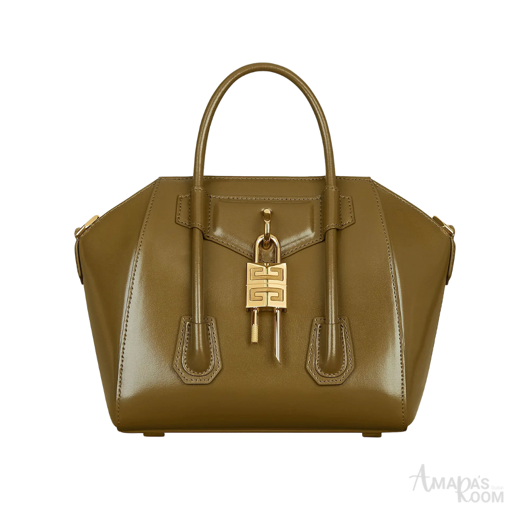 Givenchy Box-Style Leather Bag – Dark Khaki - View 1