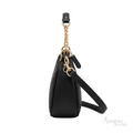 Coach Bag | Teri Shoulder Bag – Brown – Black (Signature coated canvas with black leather trim and gold-tone chain)