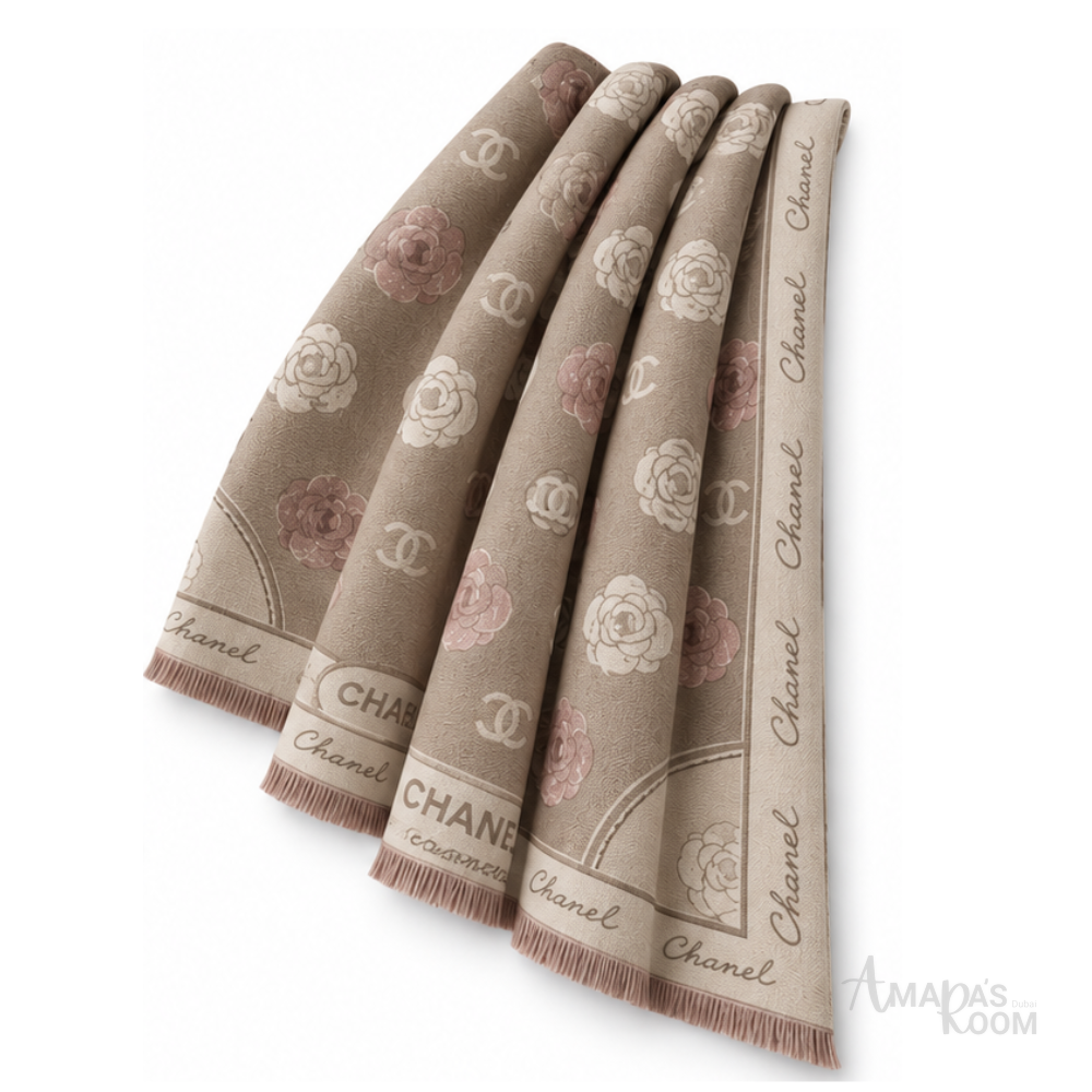Chanel | Scarf CC Monogram Taupe - View 2