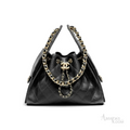 Chanel 25 Quilted Leather Handbag – Black - View 1