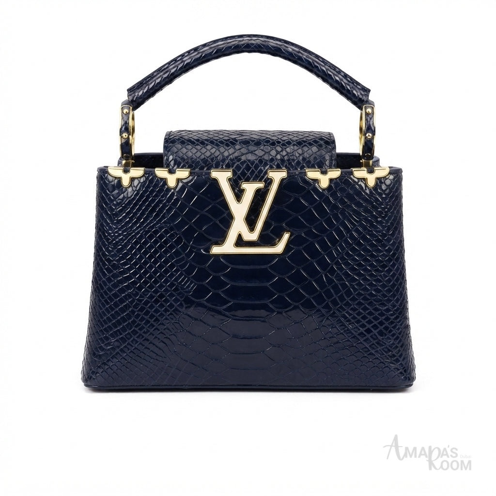 Louis Vuitton Capucines Mini Handbag – Black - View 2