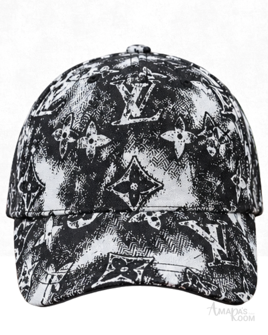 Louis Vuitton Cap | Black White Bleach