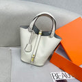 Hermès Picotin Lock 18 Bucket Bag – White - View 3