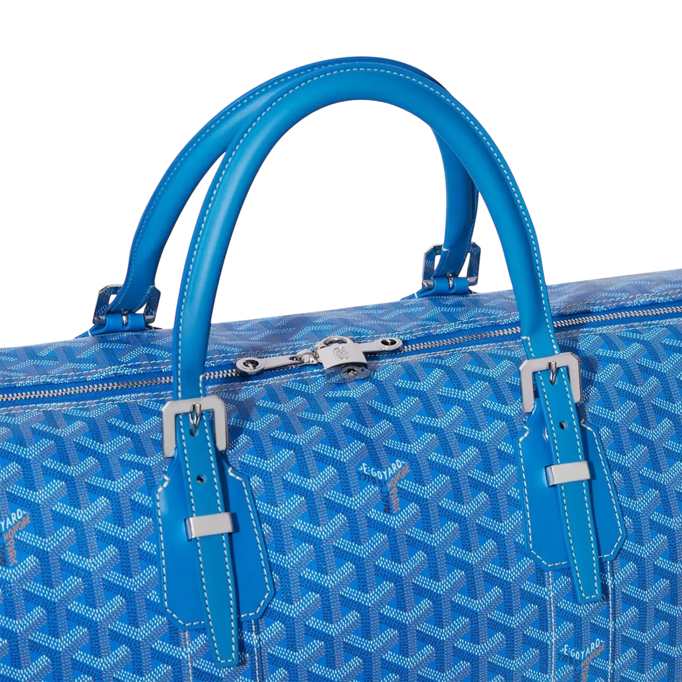 Goyard Boston 50 Bag Sky Blue - View 2