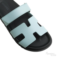 Hermès Chypre Sandals – Bleu Brume - View 2