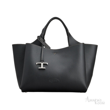 Tod's T Timeless APA-Style Leather Bag – Black - View 1