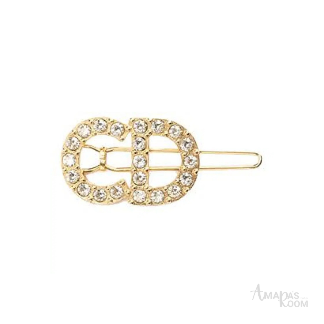 Dior Jewelry | Hairclip Navy Gold