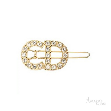 Dior Jewelry | Hairclip Navy Gold