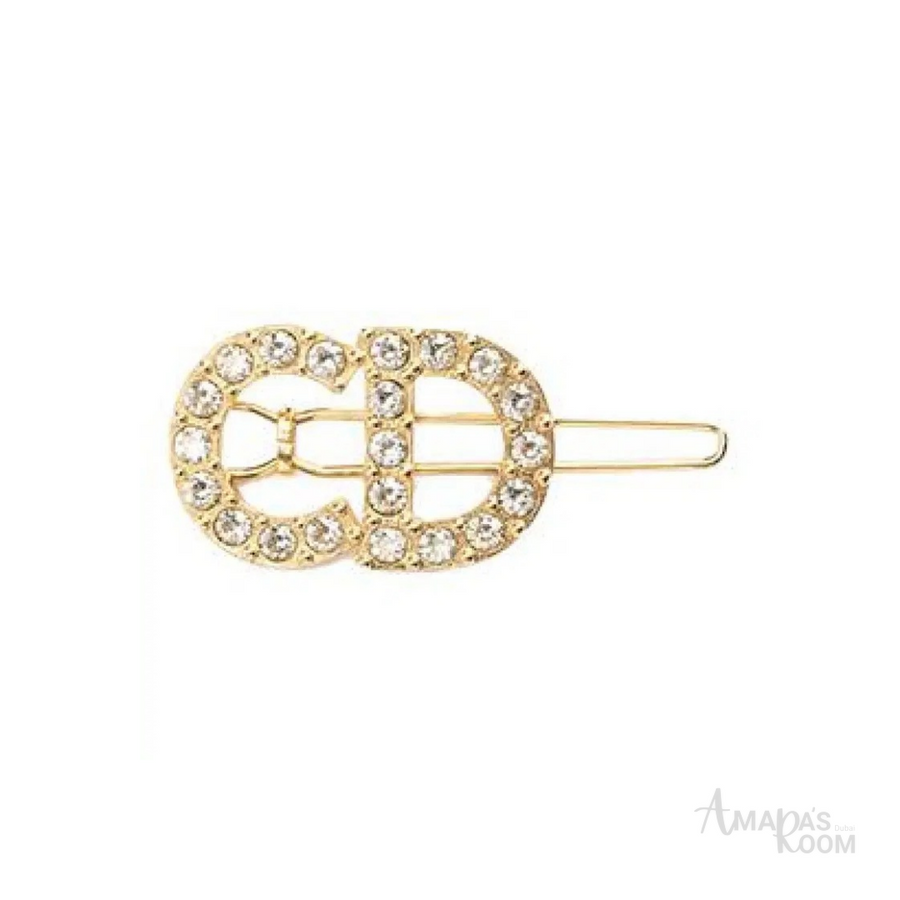 Dior Jewelry | Hairclip Navy Gold