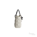Dior Mini Lady Dior Bag – White - View 3