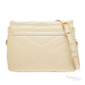 Saint Laurent Toy Loulou Crossbody Bag – Gold - View 4