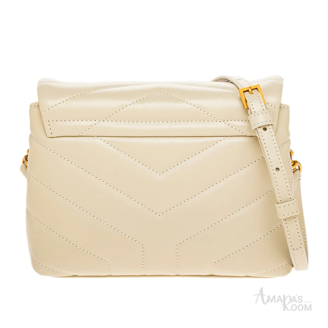 Saint Laurent Toy Loulou Crossbody Bag – Gold - View 4