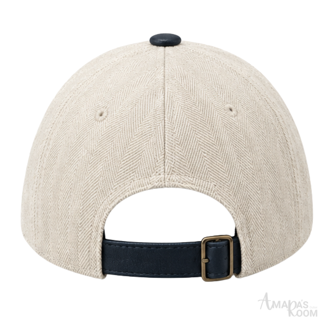 Berluti | Herringbone & Leather Visor Baseball Cap - View 5