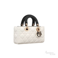 Dior Lady D-Joy Quilted Leather Bag – White - View 2