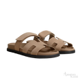 Hermès Chypre Sandals – Beige Sable - View 1