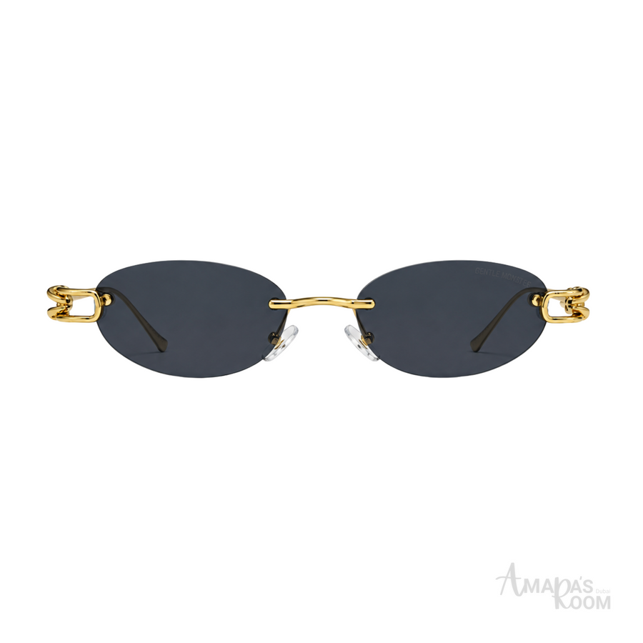 Gentle Monster Sunglasses Musubi Black Golden – product view
