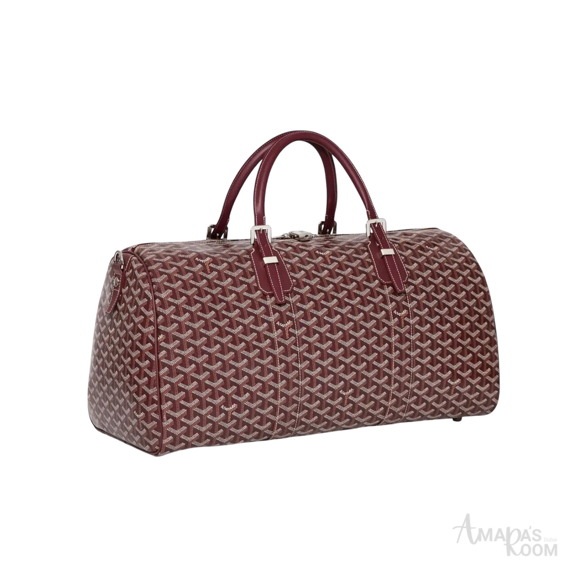Goyard Boston 50 Bag Bordeaux - View 1