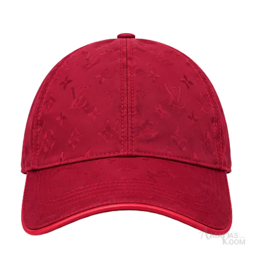 Louis Vuitton Cap | Monogram Red Nylon