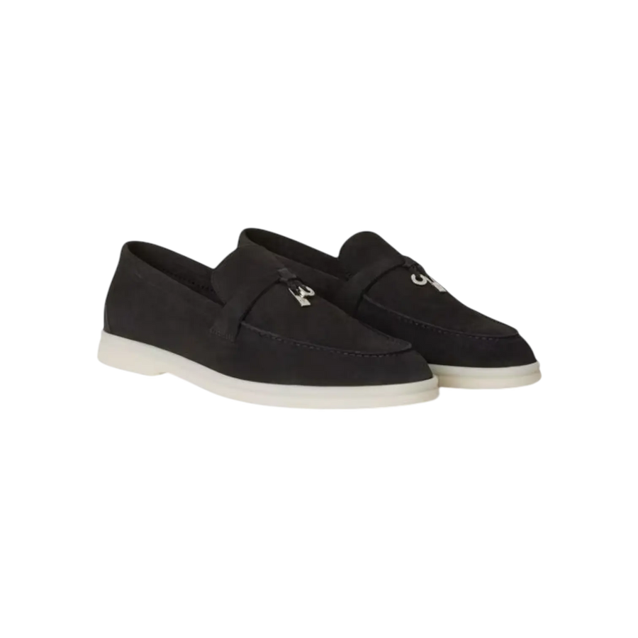 Loro Piana Summer Charms Loafers – Caviar - View 1