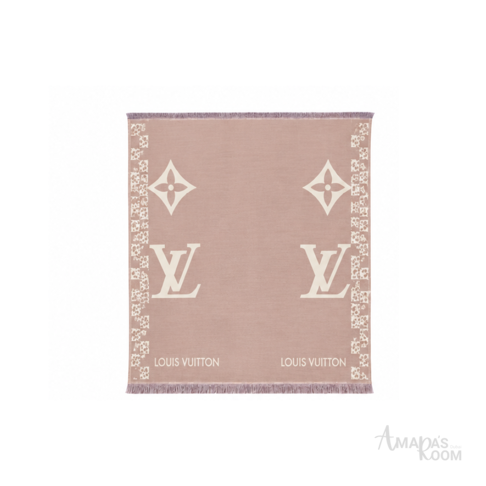 Louis Vuitton Scarf | Monogram Beige Rose