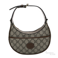 Gucci GG Supreme Azalea Half-Moon Bag – Brown - View 1