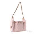 Chanel 25 Mini Quilted Caviar Handbag – Light Pink - View 2