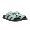 Hermès Chypre Sandals – Bleu Cristaux - View 1
