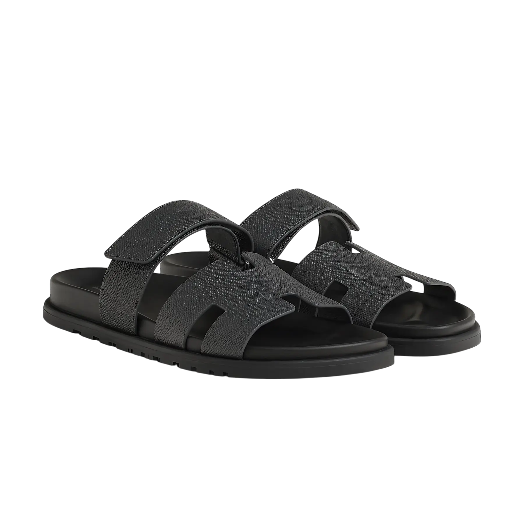Hermès Chypre Sandals – Gris Orage - View 1