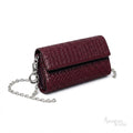 Dior Wallet on Chain – Wine Red - View 3