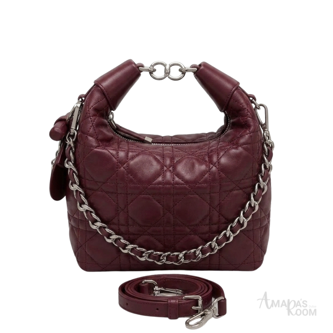 Dior Milly-La-Forêt Burgundy Bag - View 1