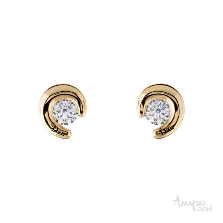 Dior Jewelry | Crystal Rocks Earrings Gold