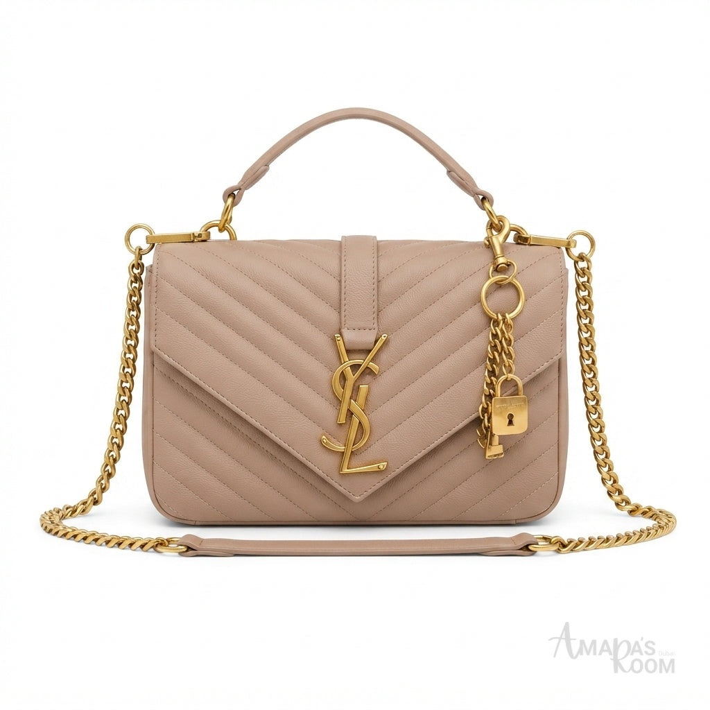 YSL Bag | Top Handle Beige