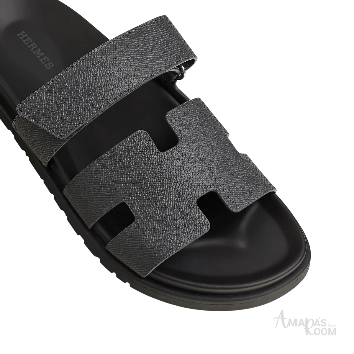 Hermès Chypre Sandals – Gris Orage - View 2