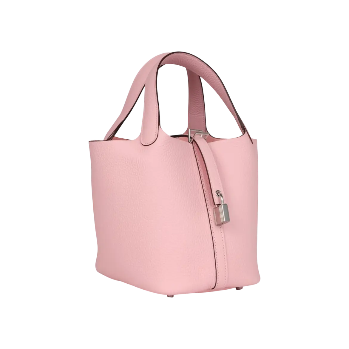 Hermès Picotin Lock 18 Bucket Bag – Rose Sakura Clemence Palladium Hardware - View 2