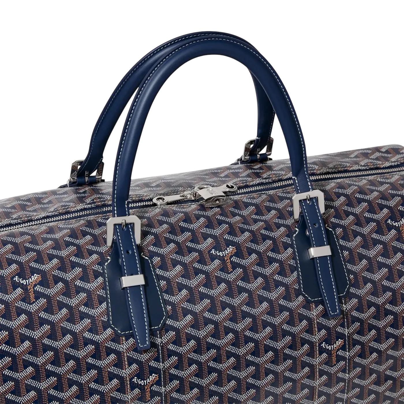 Goyard Boston 50 Bag Navy Blue - View 2