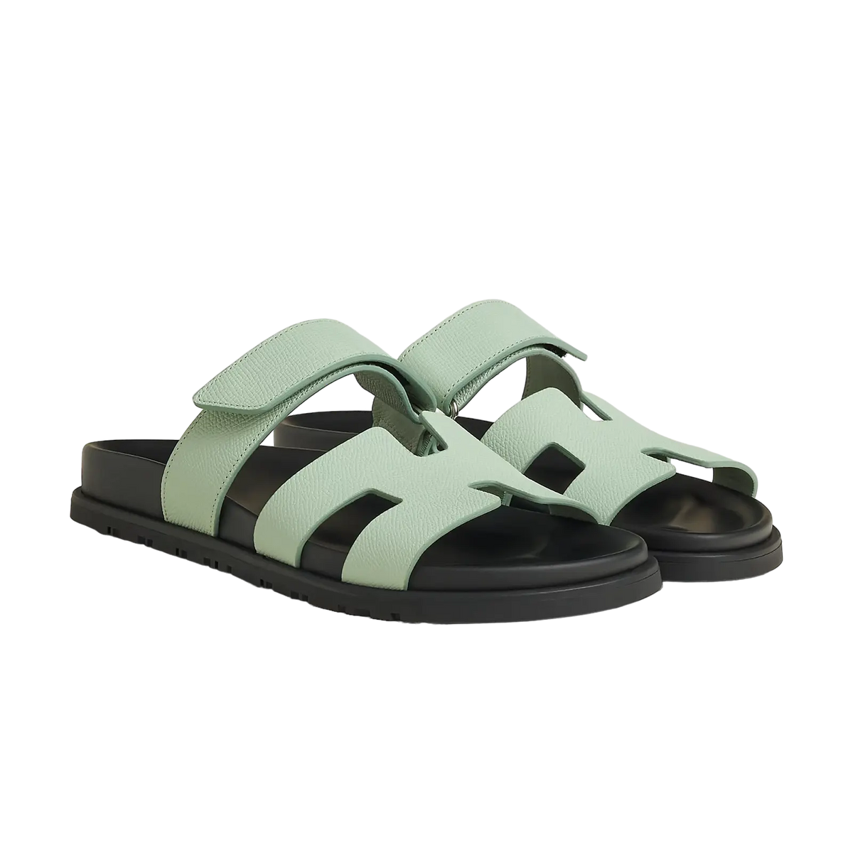 Hermès Chypre Sandals – Vert Jade - View 1